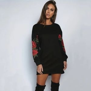 🌹Rose sleeve dress